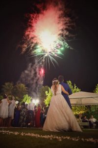 nerja wedding fireworks